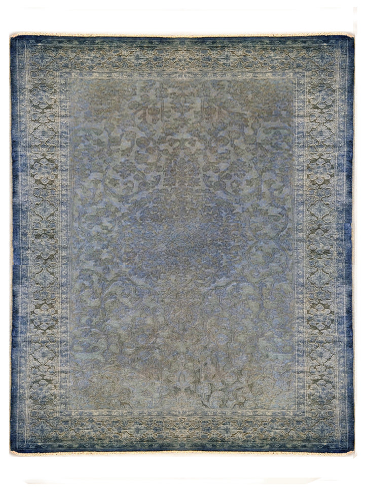 Oriental Silk Wash Chobi Rug - Size: 5.11 x 4.1