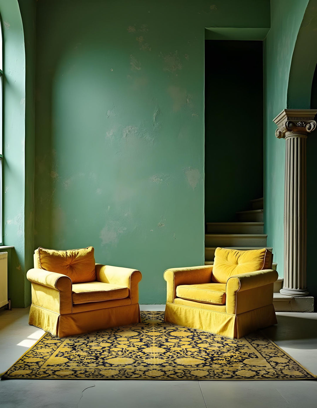 Ziegler Silk Wash Chobi Rug - Size: 9.6 x 8.4