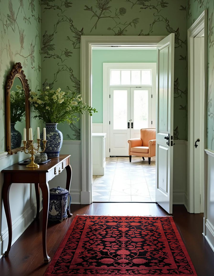 Ziegler Silk Wash Chobi Rug - Size: 5.6 x 4.3