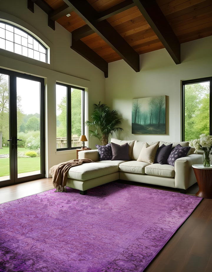 Oriental Silk Wash Chobi Rug- Size: 9 x 6