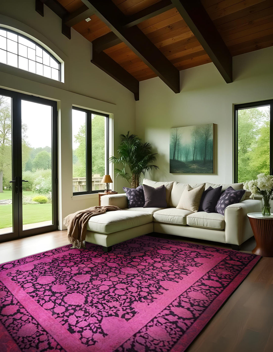 Ziegler Silk Wash Chobi Rug - Size: 11.10 x 9