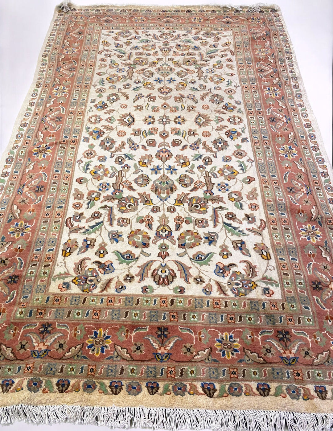 Pakistani Single Knot Silk Persian Rug - Size: Custom