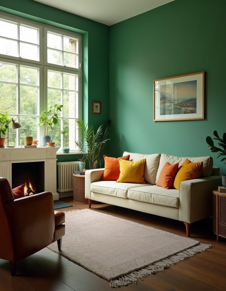 Oriental Silk Wash Chobi Rug - Size: 6.7 x 5