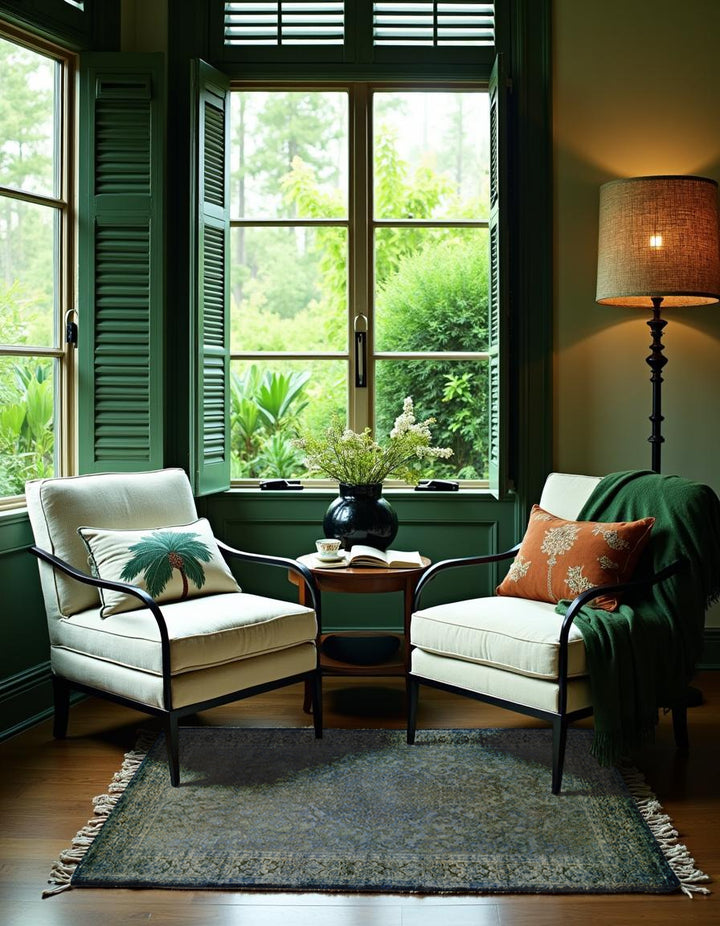 Oriental Silk Wash Chobi Rug - Size: 5.11 x 4.1