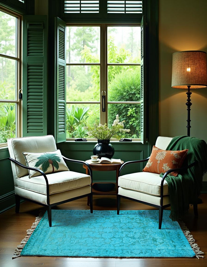 Ziegler Silk Wash Chobi Rug - Size: 5.8 x 4