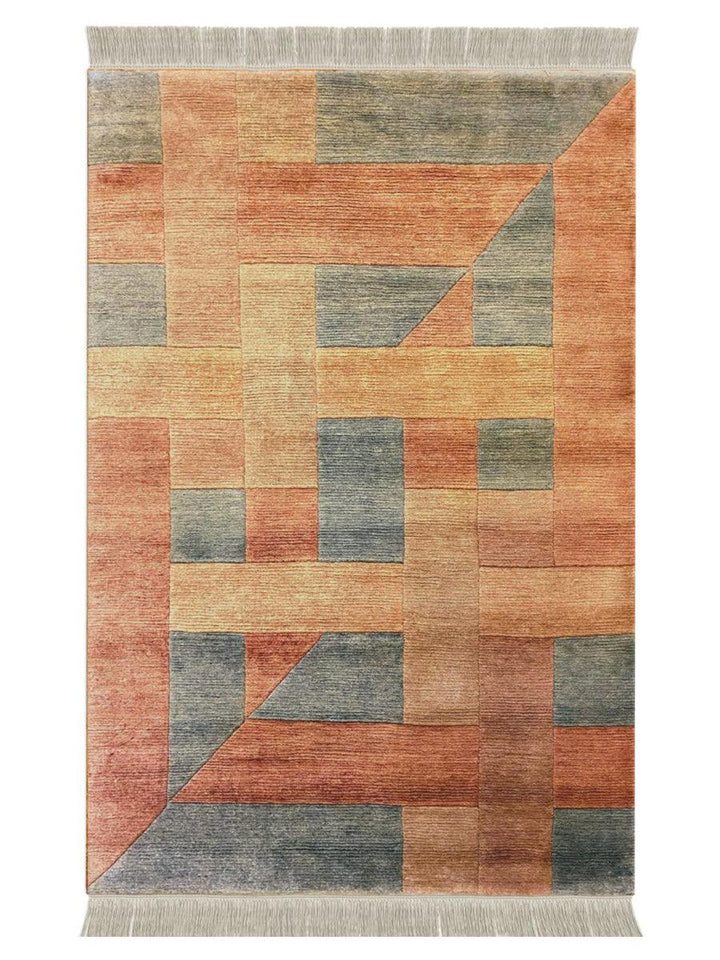 Modern Gabbeh Rug - Size: 6.4 x 4.7