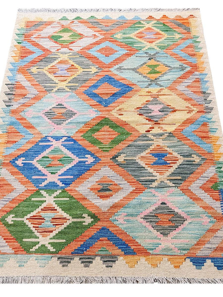 Panjshir - Size: 4.10 x 3.3 - Imam Carpet Co