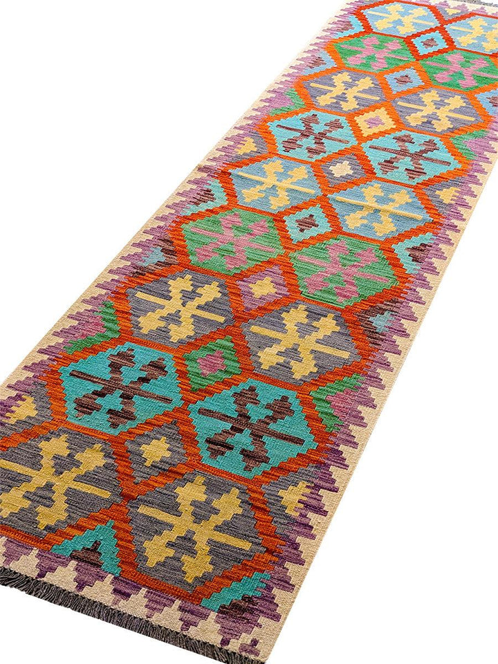 Kilim - Size: 9.5 x 2.7 - Imam Carpet Co