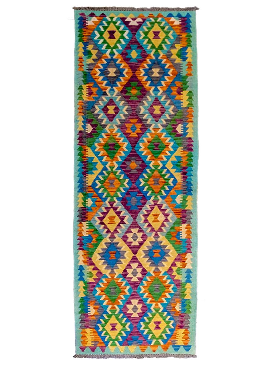 Afghan - Size: 9.10 x 2.10 - Imam Carpet Co