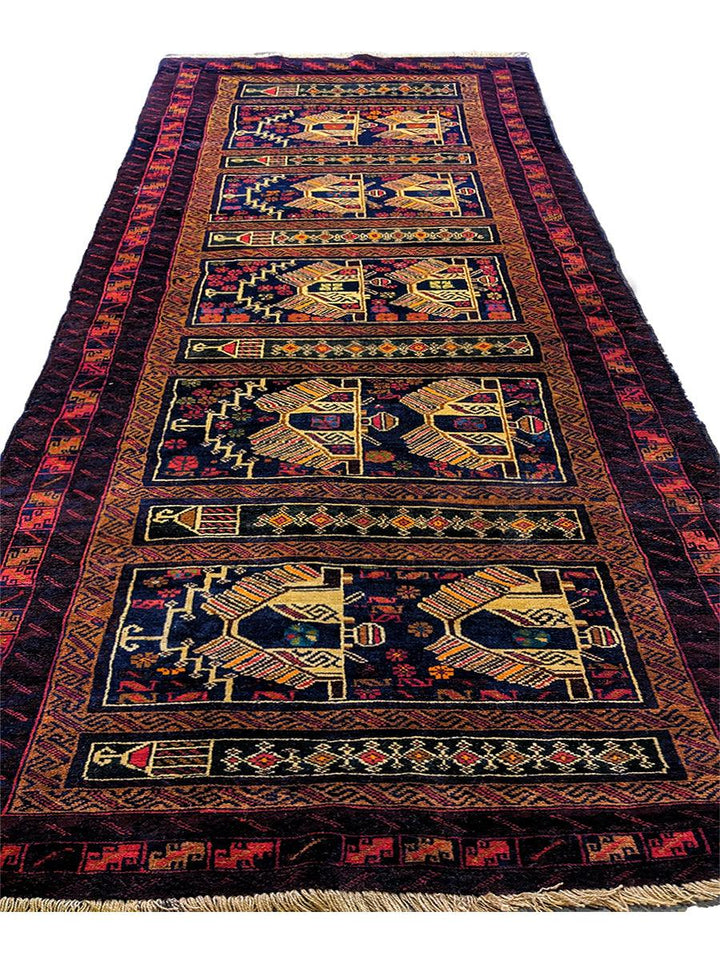 Mughal - Size: 10.2 x 3.7 - Imam Carpet Co