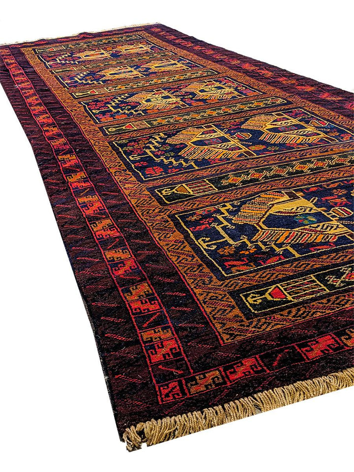 Mughal - Size: 10.2 x 3.7 - Imam Carpet Co