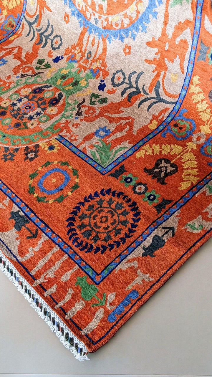 Zardozi - Size: 10.5 x 8 - Imam Carpet Co