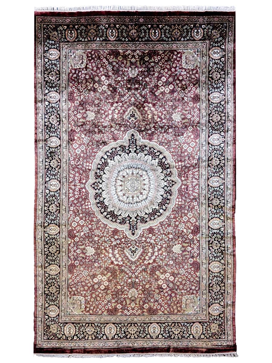 Reshamkari - Size: 9.6 x 5.11 - Imam Carpet Co