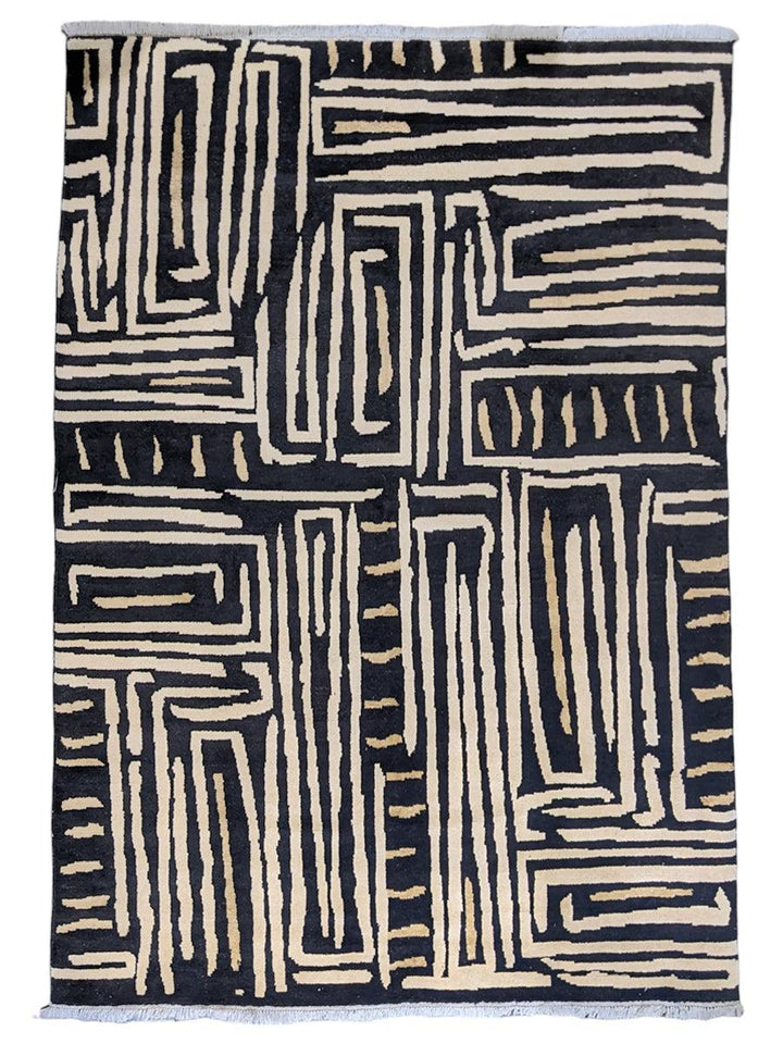 Zulu Hand Knotted Rug - Size: 9.10 x 8