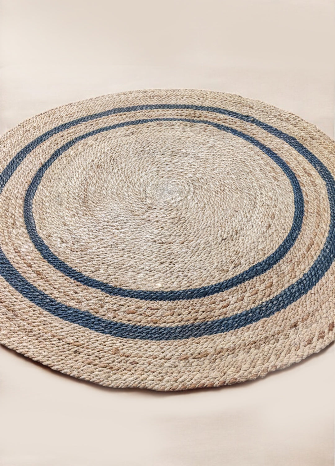 Braided Natural Jute Rug - Size: 5 x 5