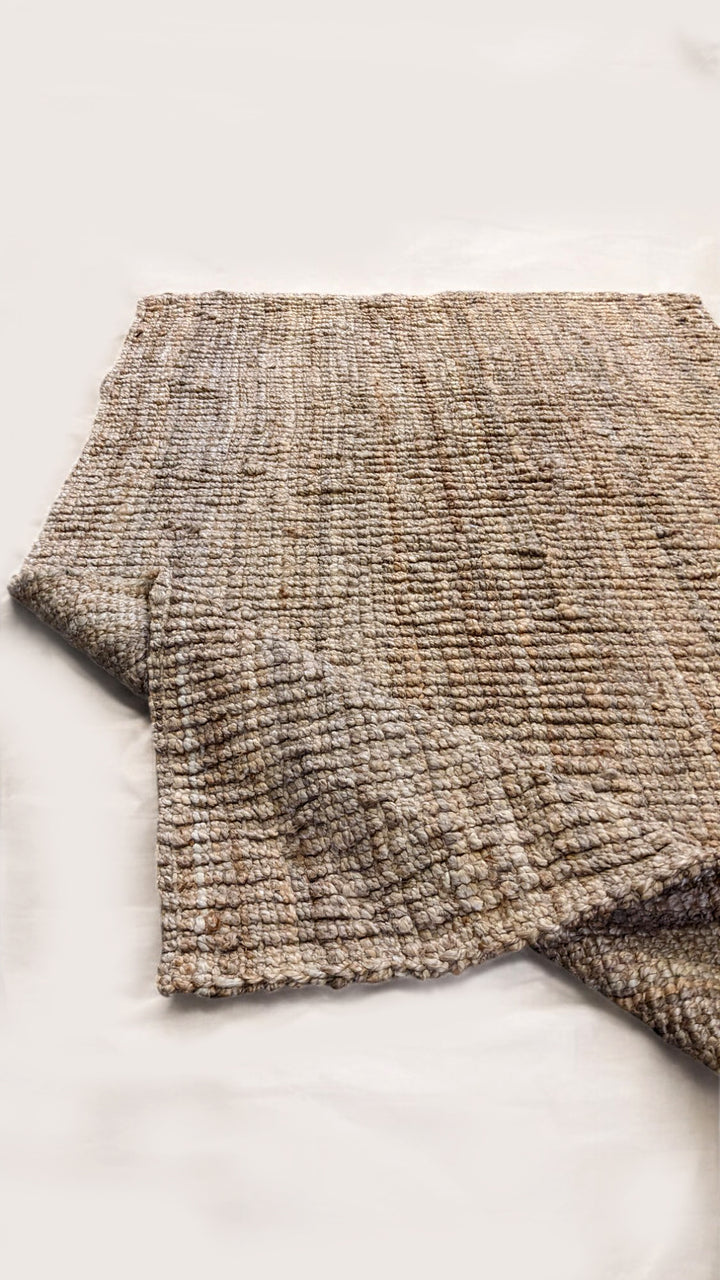 Chunky Natural Jute Rug - Size: 8.2 x 5