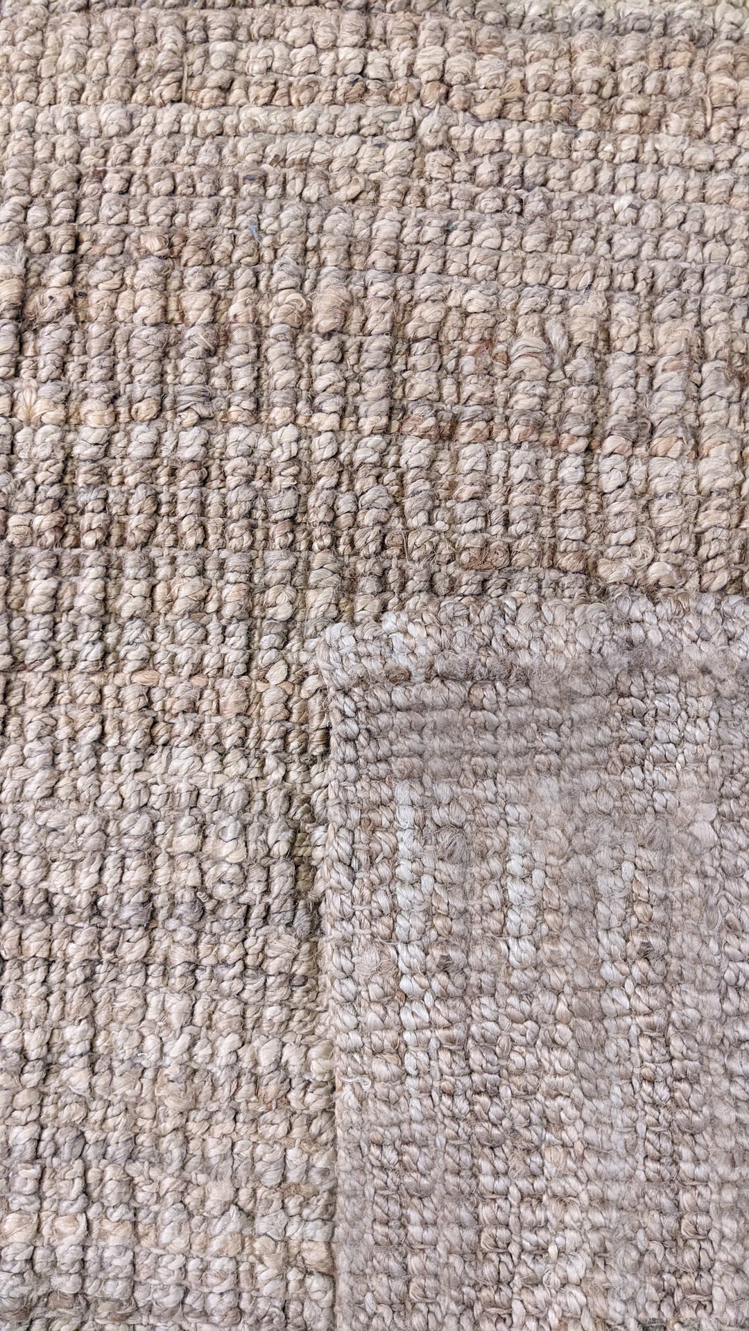 Chunky Natural Jute Rug - Size: 8.2 x 5