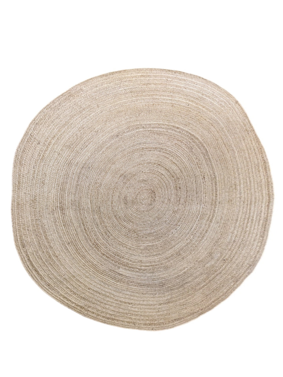 Bravix Natural Jute Rug - Size: 6 x 6