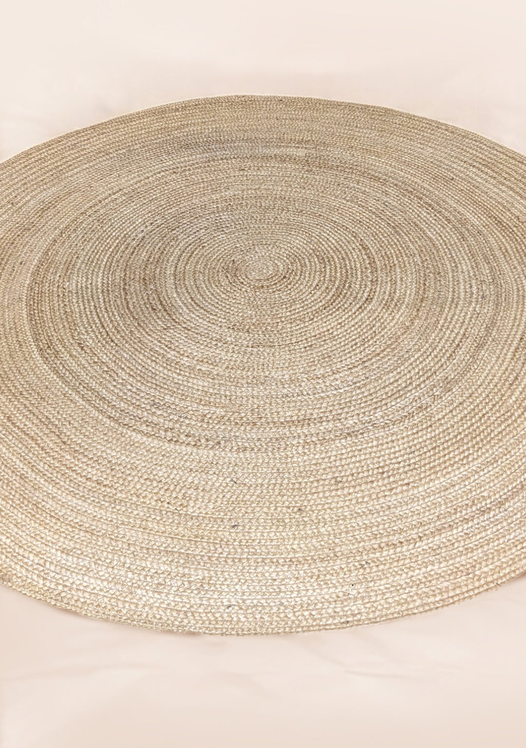 Bravix Natural Jute Rug - Size: 6 x 6