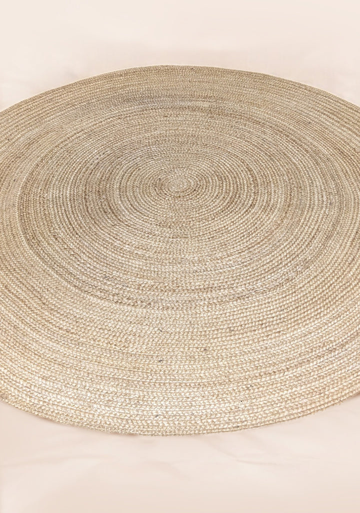 Bravix Natural Jute Rug - Size: 6 x 6