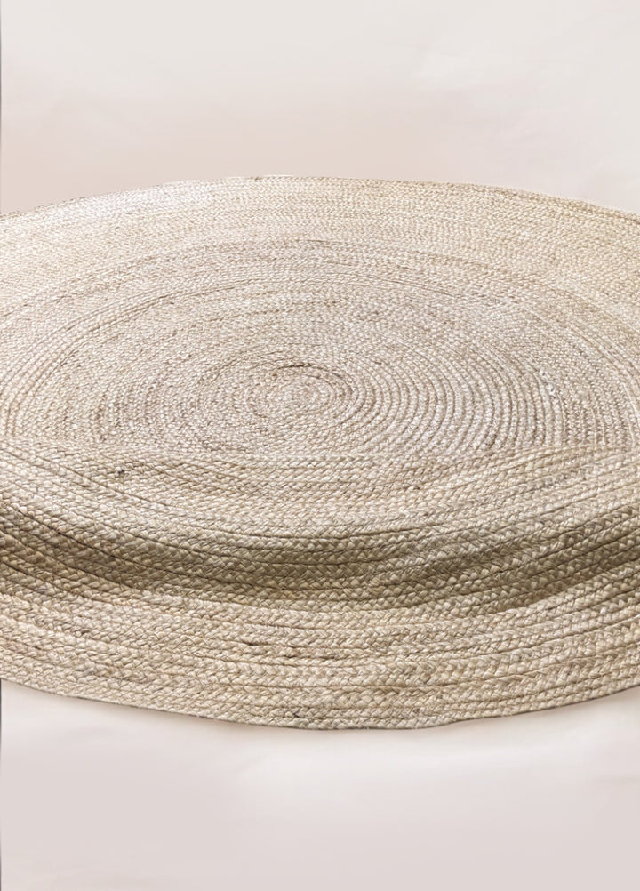 Bravix Natural Jute Rug - Size: 6 x 6