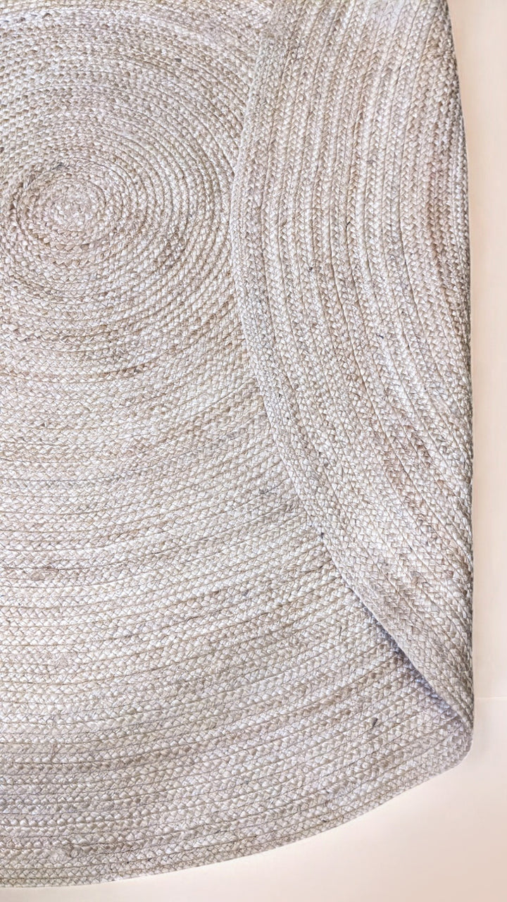 Bravix Natural Jute Rug - Size: 6 x 6