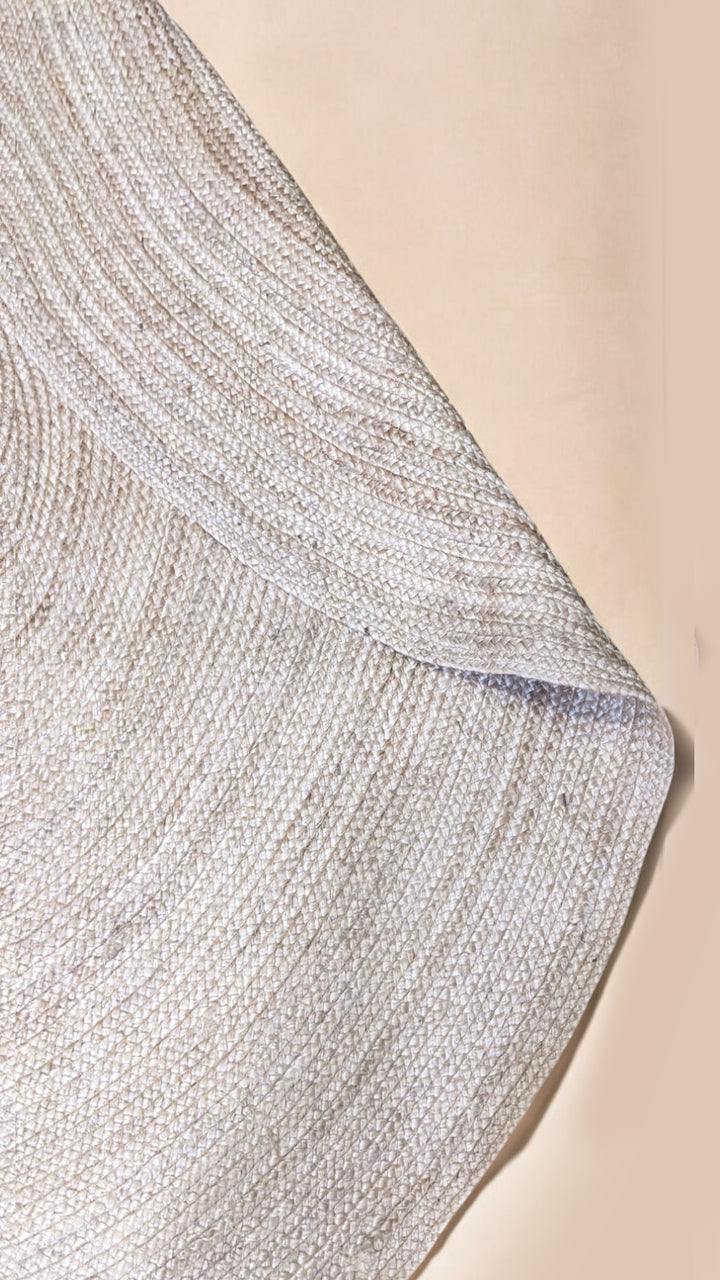 Bravix Natural Jute Rug - Size: 6 x 6