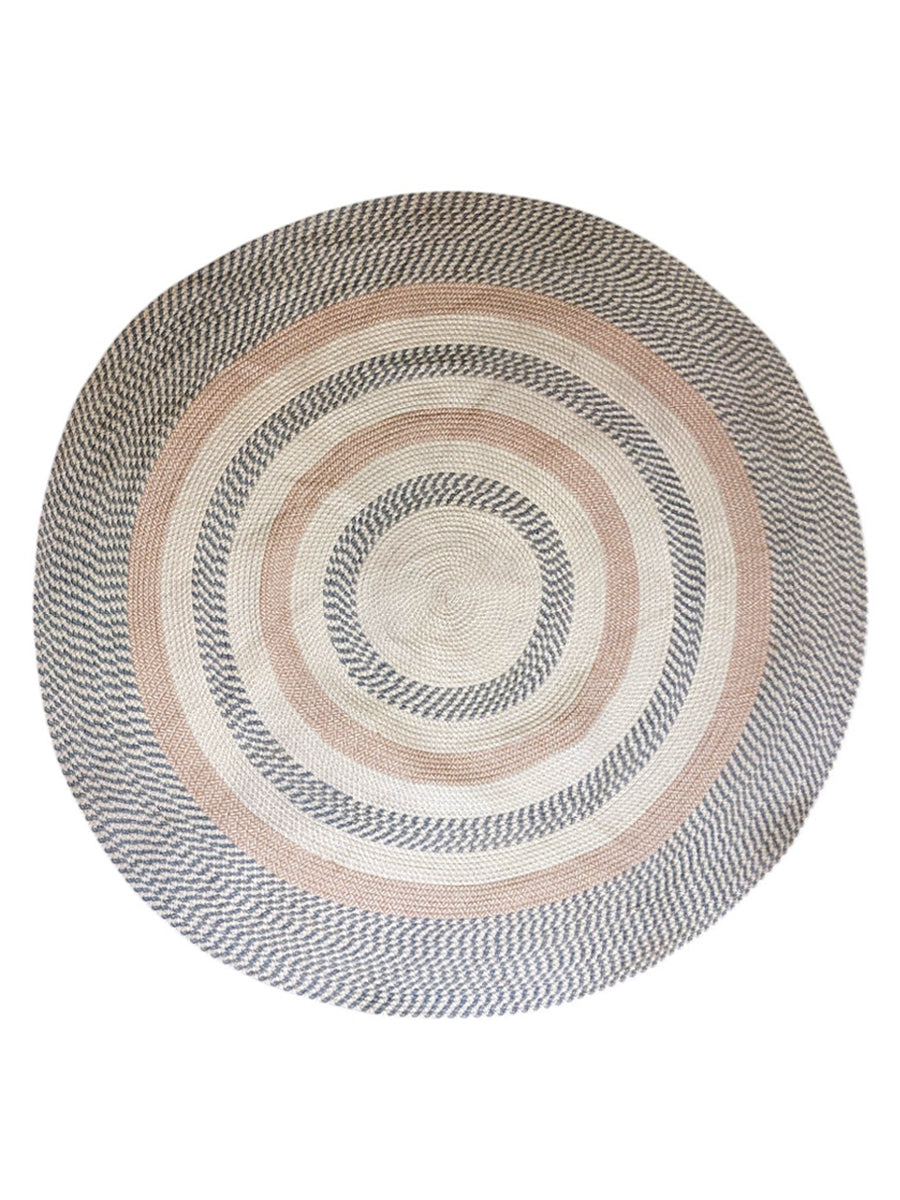 Braided Natural Jute Rug - Size: 8.5 x 8.5