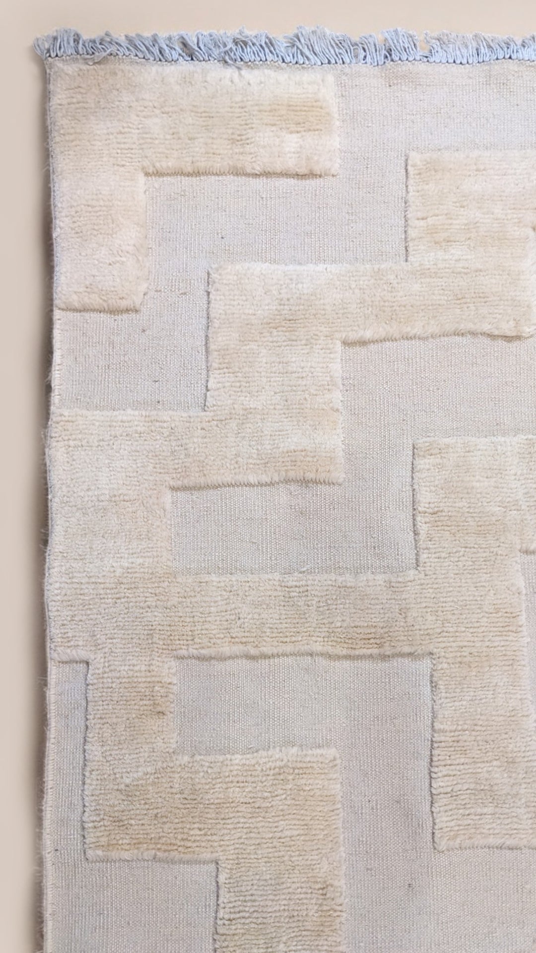 Zion Textured Berber Wool Rug - Size: 10.1 x 8.2