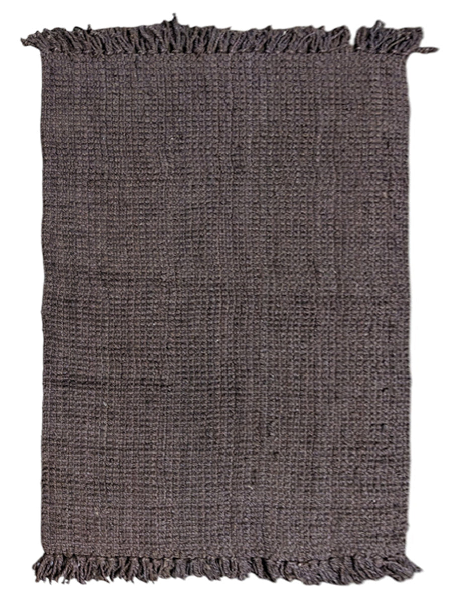 Chunky Overdyed Jute Rug - Size: 6.1 x 4