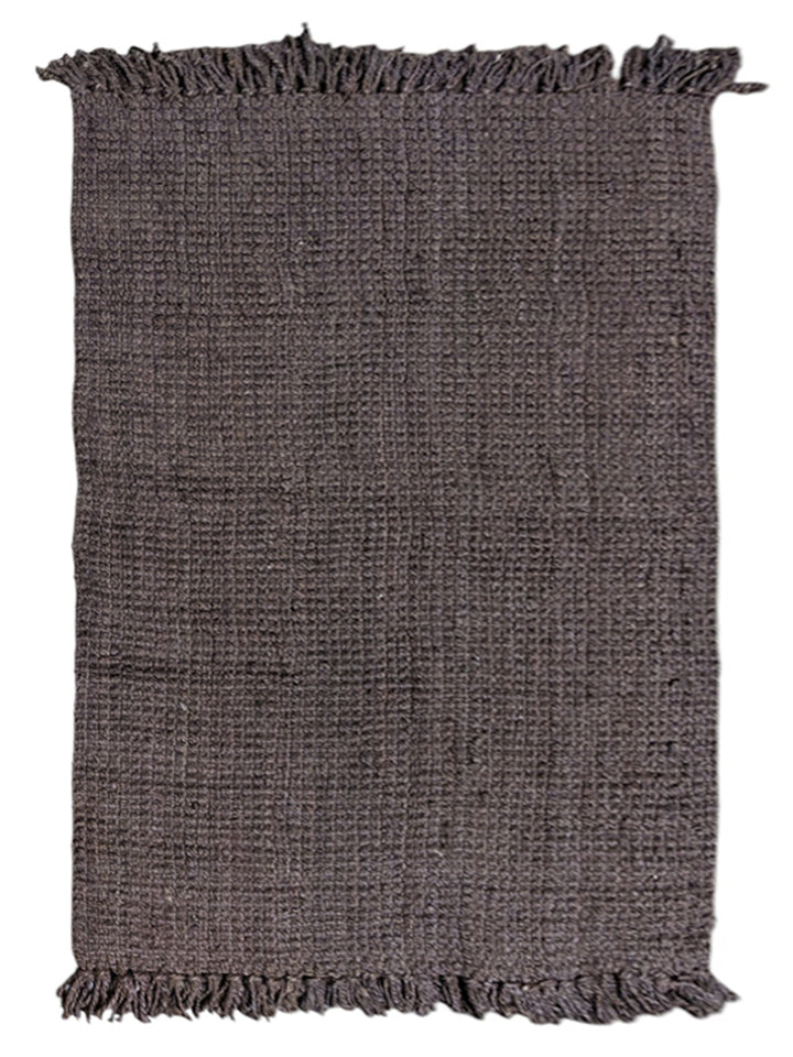 Chunky Overdyed Jute Rug - Size: 6.1 x 4