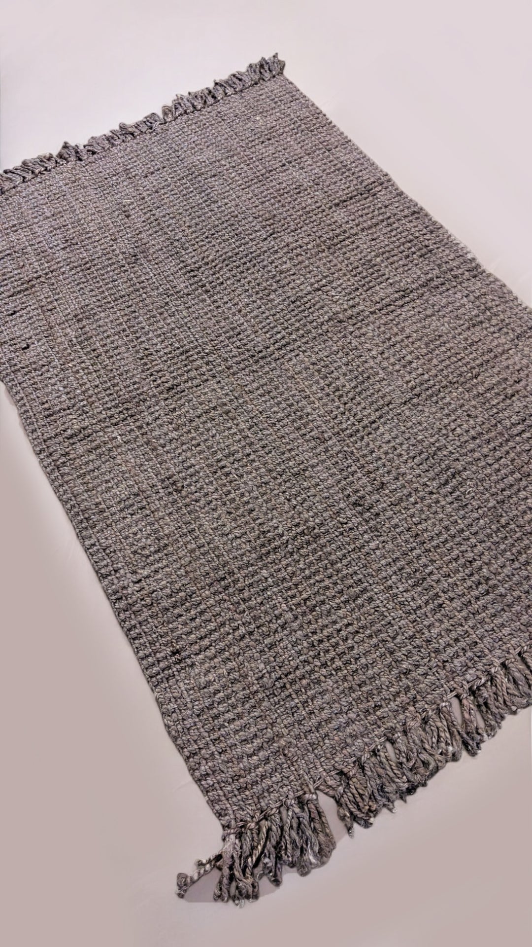 Chunky Overdyed Jute Rug - Size: 6.1 x 4