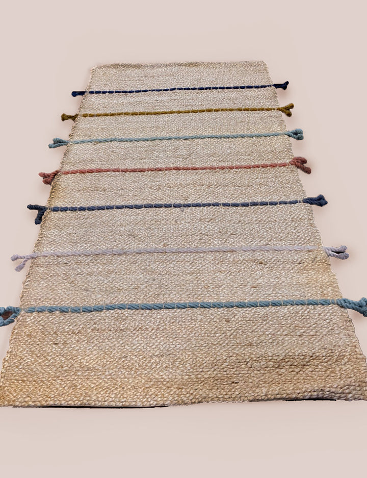 Xylo Natural Jute Rug - Size: 5.2 x 2.3
