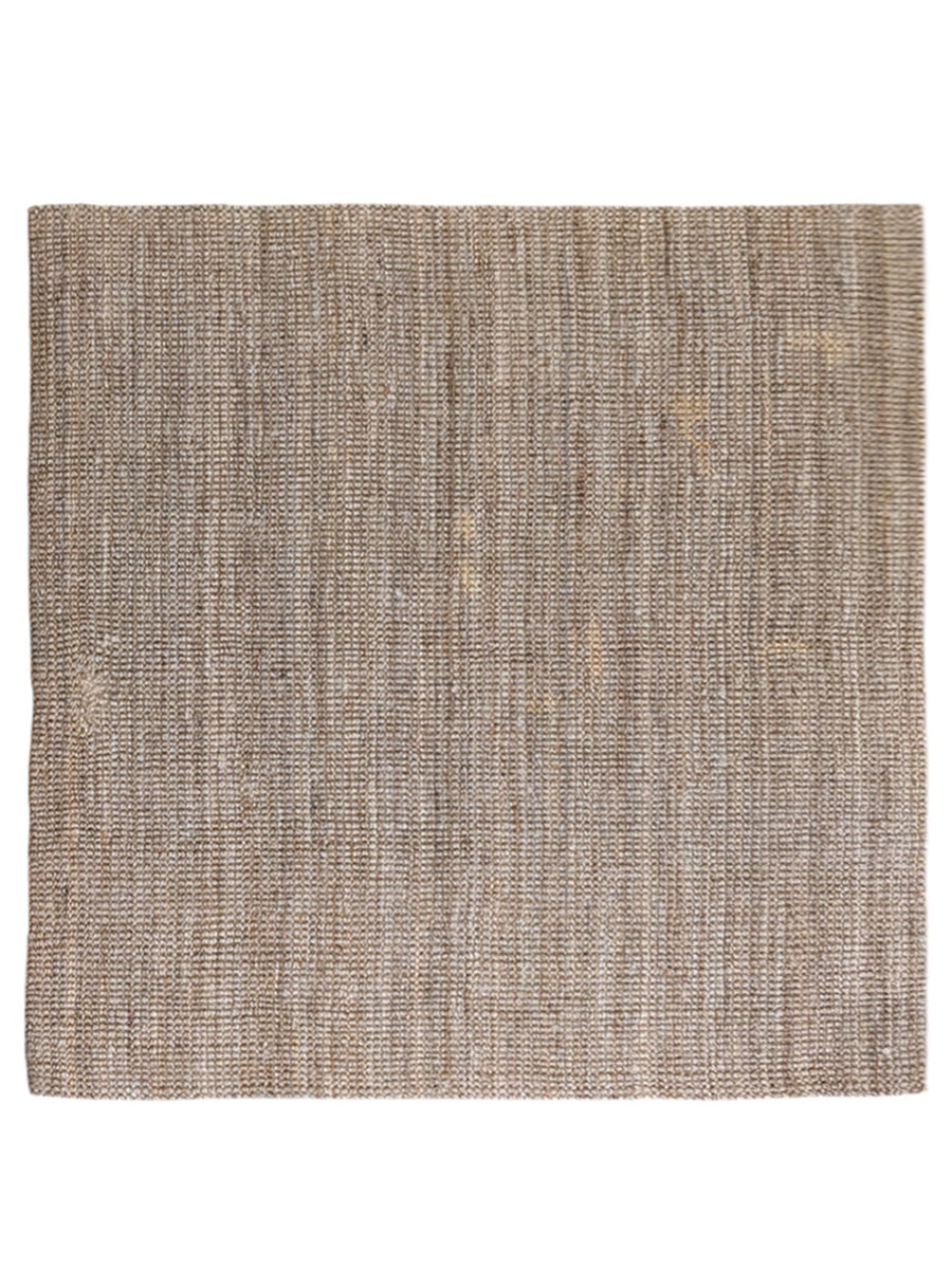 Chunky Natural Jute Rug - Size: 8.6 x 8.9