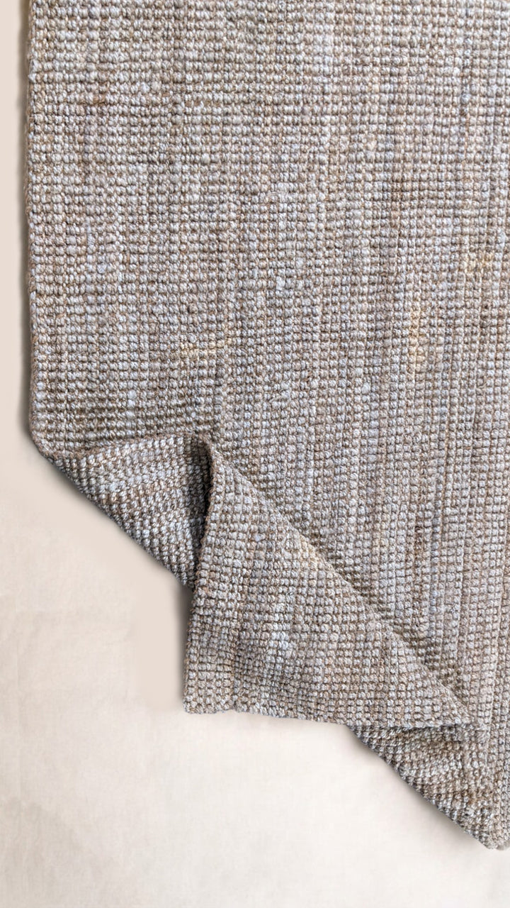 Chunky Natural Jute Rug - Size: 8.6 x 8.9