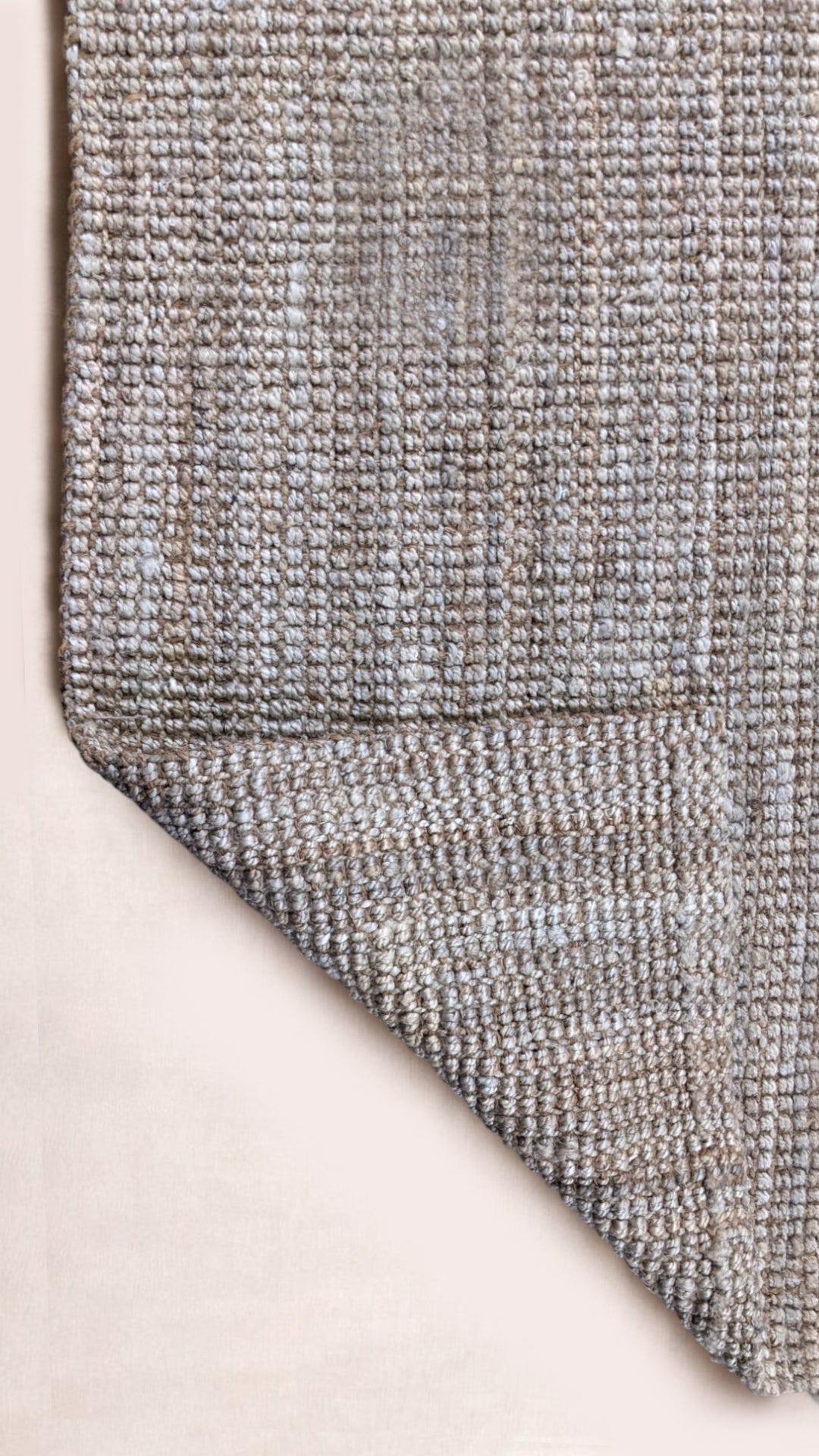 Chunky Natural Jute Rug - Size: 8.6 x 8.9