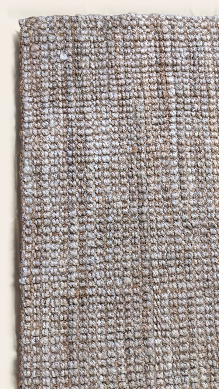 Chunky Natural Jute Rug - Size: 8.6 x 8.9