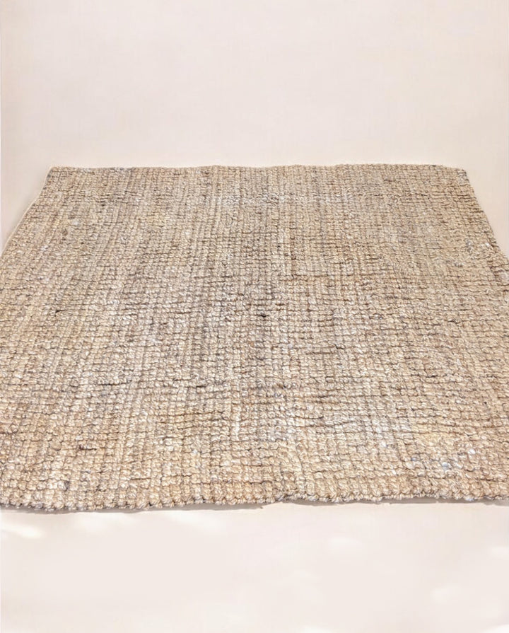 Chunky Natural Jute Rug - Size: 6.1 x 5.9