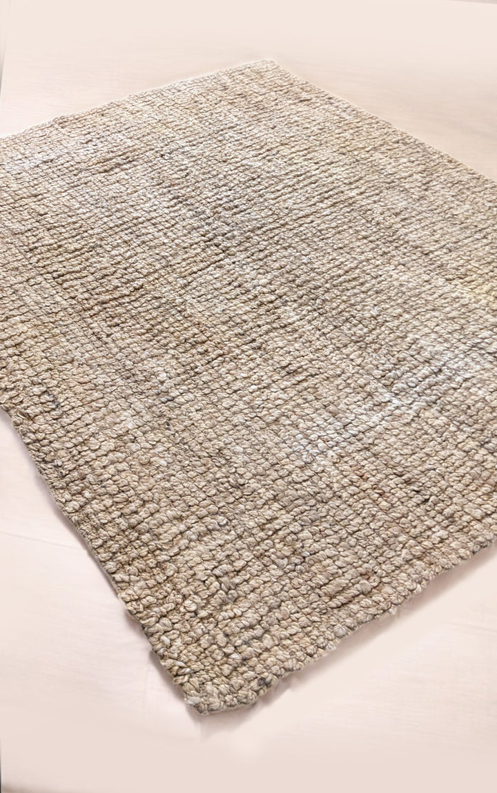 Chunky Natural Jute Rug - Size: 6.1 x 5.9