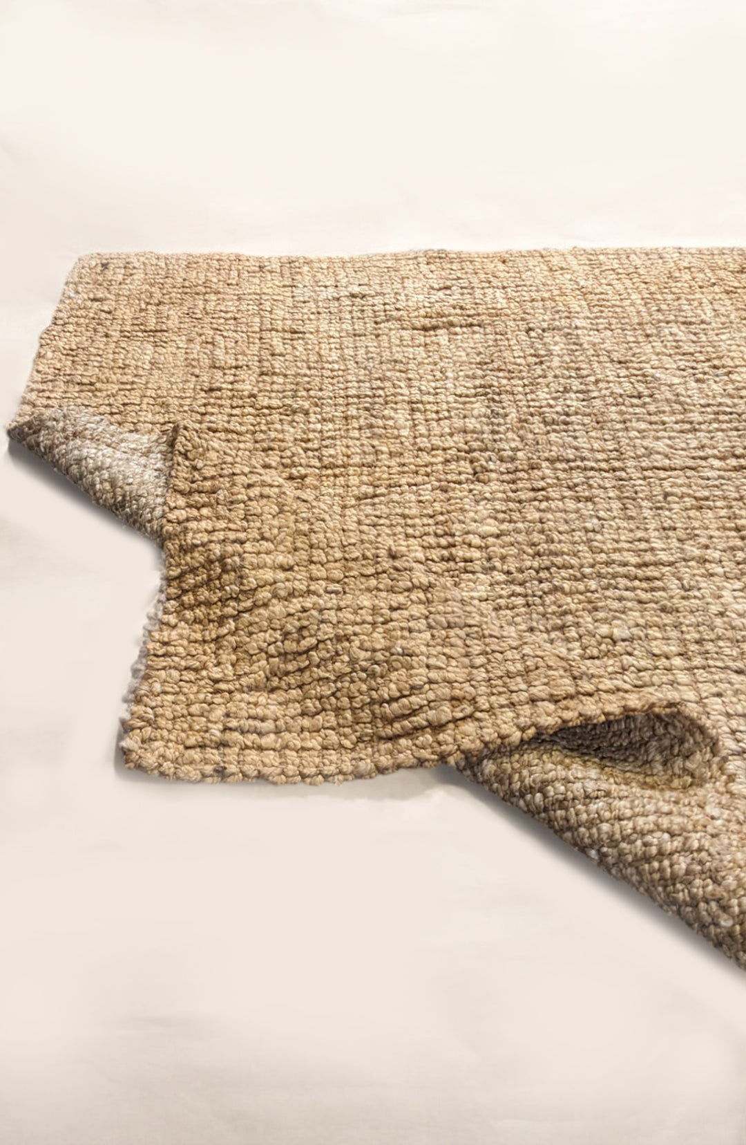 Chunky Natural Jute Rug - Size: 6.1 x 5.9