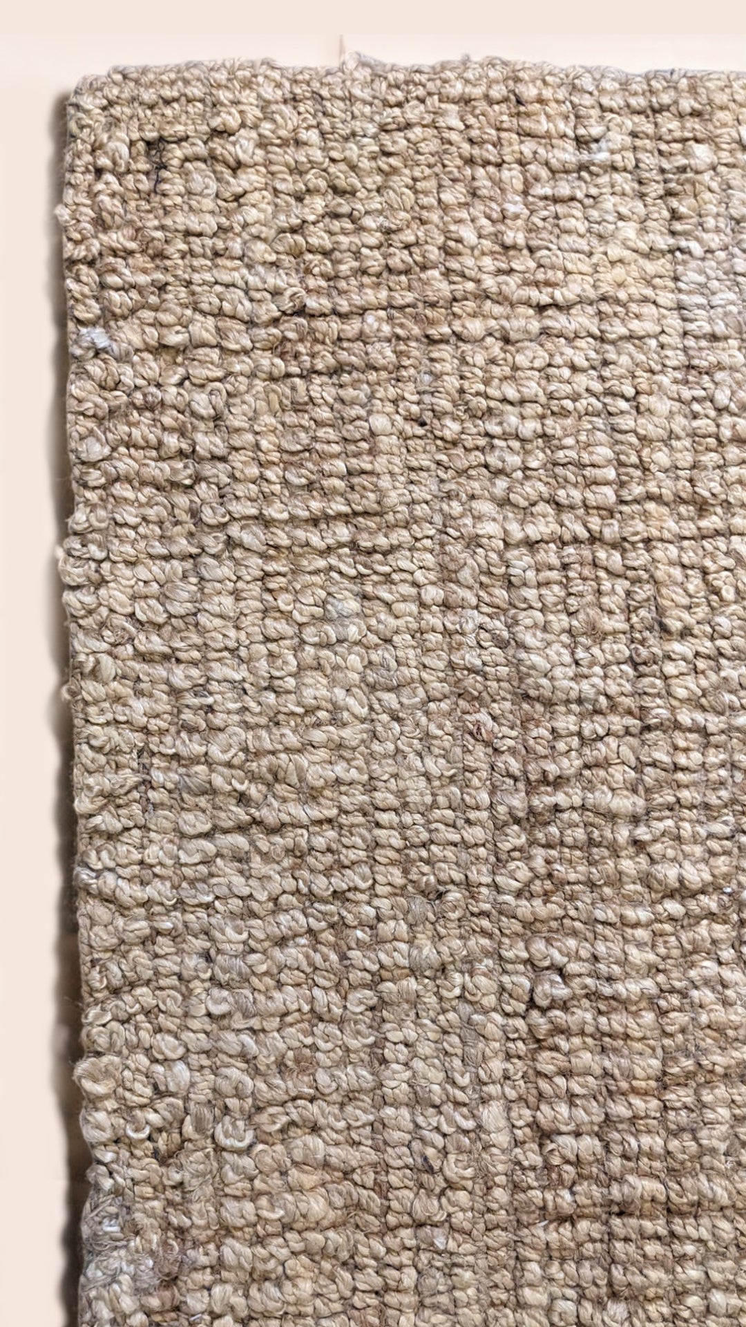 Chunky Natural Jute Rug - Size: 6.1 x 5.9