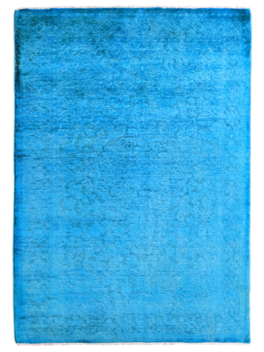 Oriental Silk Wash Chobi Rug - Size: 5.7 x 4