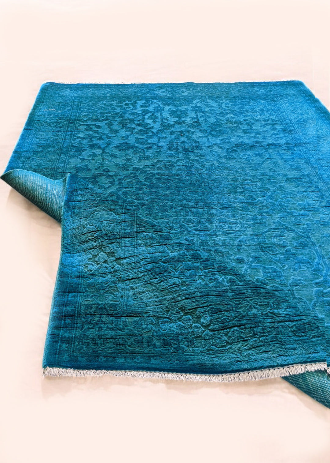 Oriental Silk Wash Chobi Rug - Size: 5.7 x 4