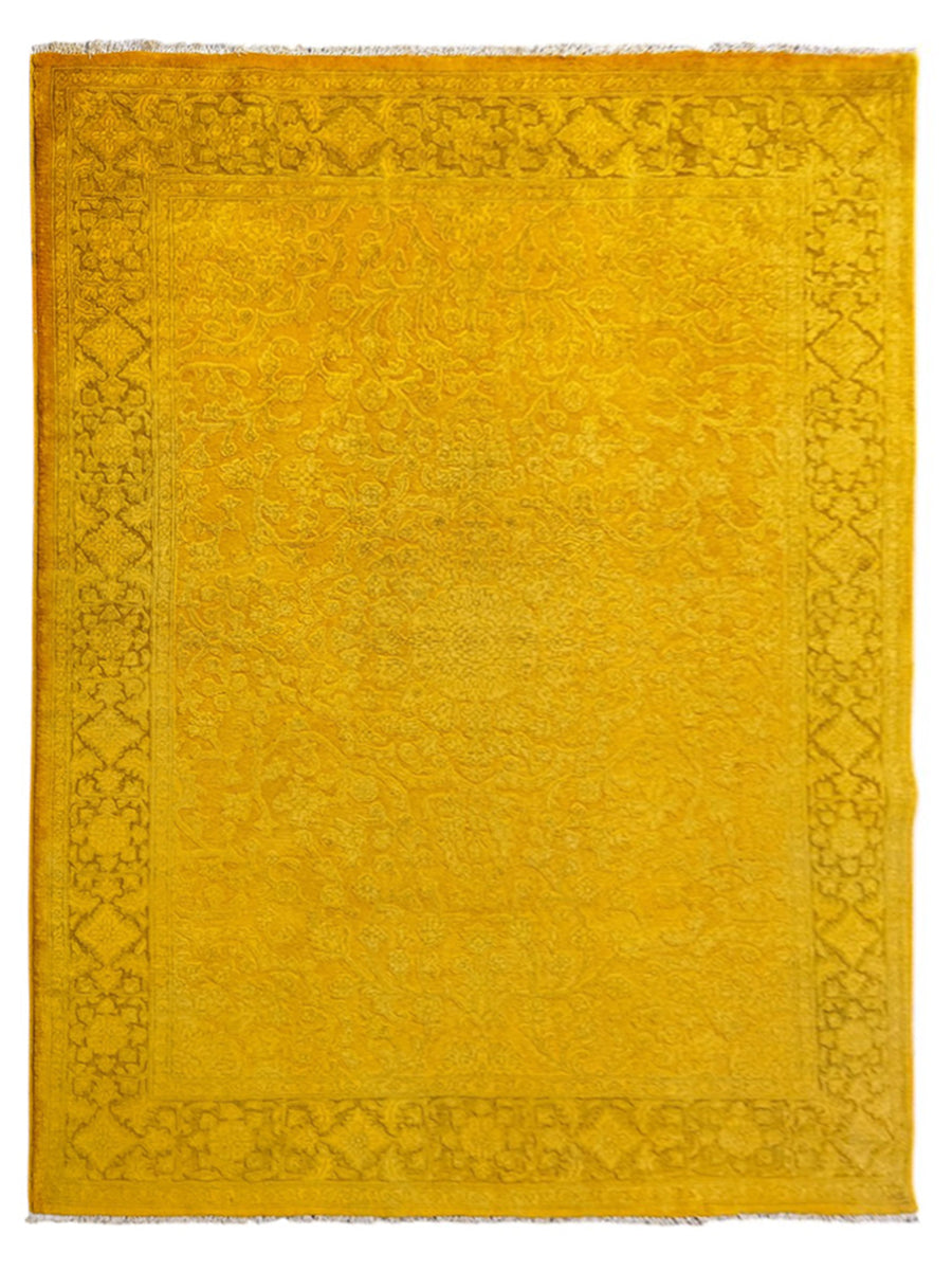 Oriental Silk Wash Chobi Rug - Size: 6.8 x 5.3
