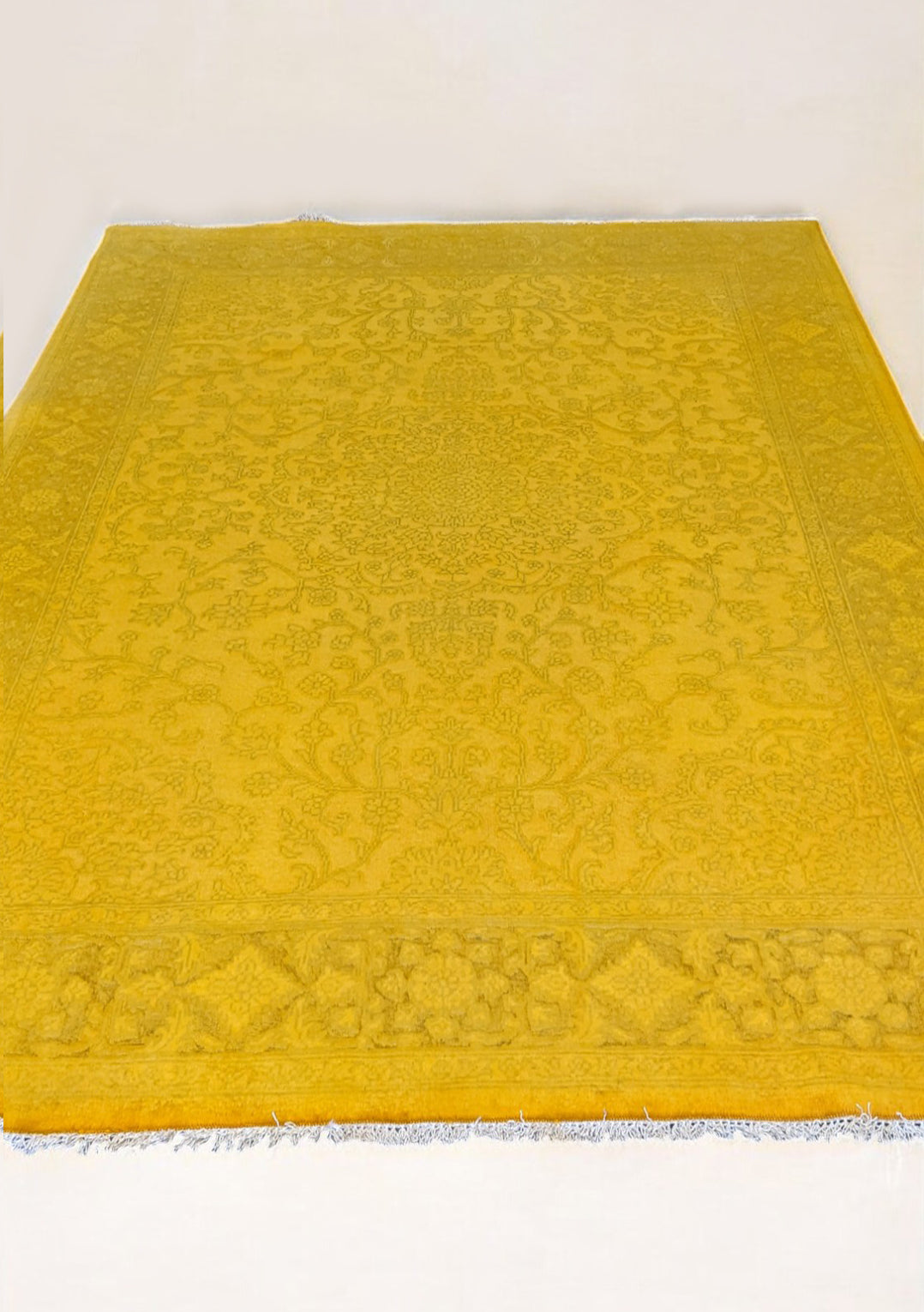 Oriental Silk Wash Chobi Rug - Size: 6.8 x 5.3
