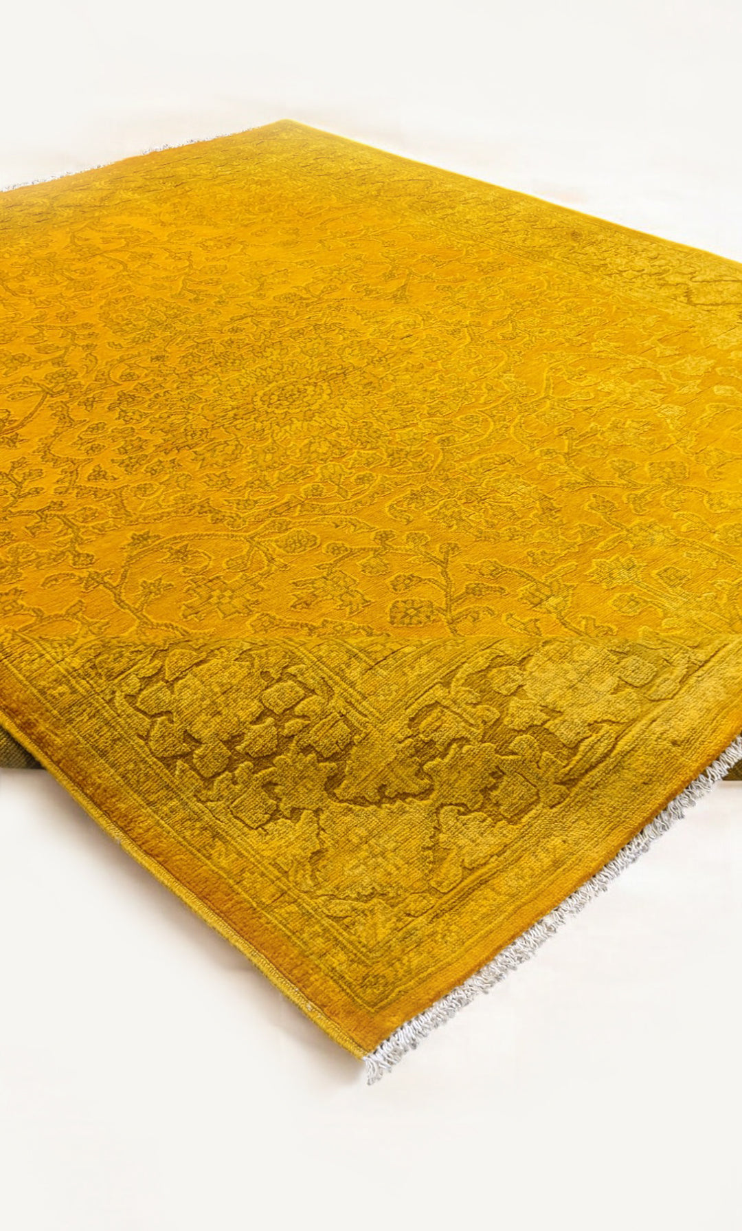 Oriental Silk Wash Chobi Rug - Size: 6.8 x 5.3