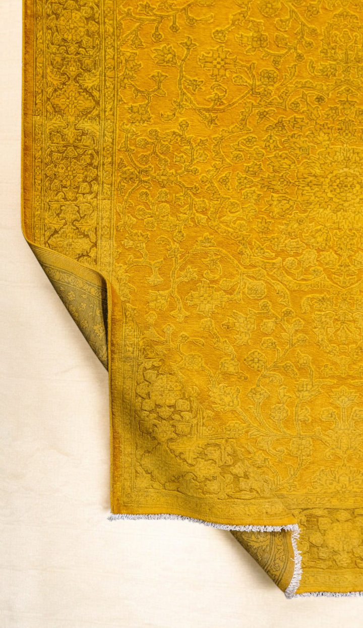 Oriental Silk Wash Chobi Rug - Size: 6.8 x 5.3