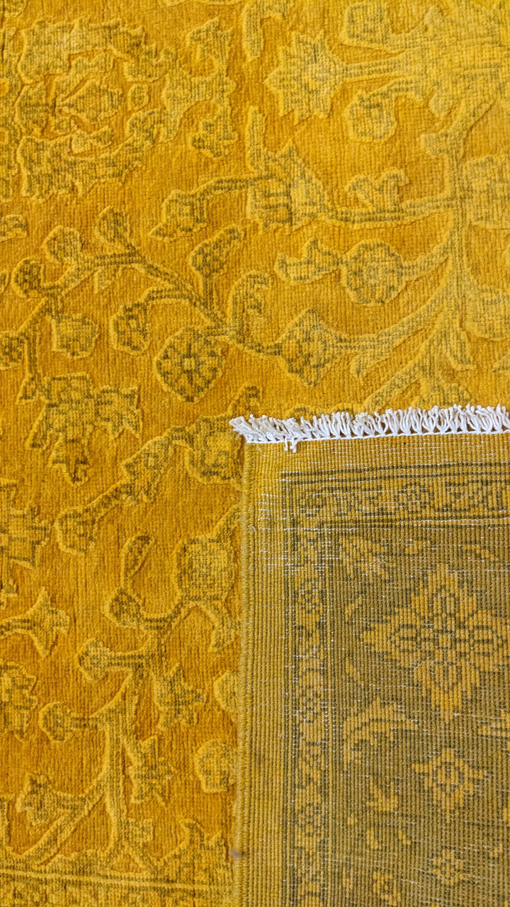 Oriental Silk Wash Chobi Rug - Size: 6.8 x 5.3