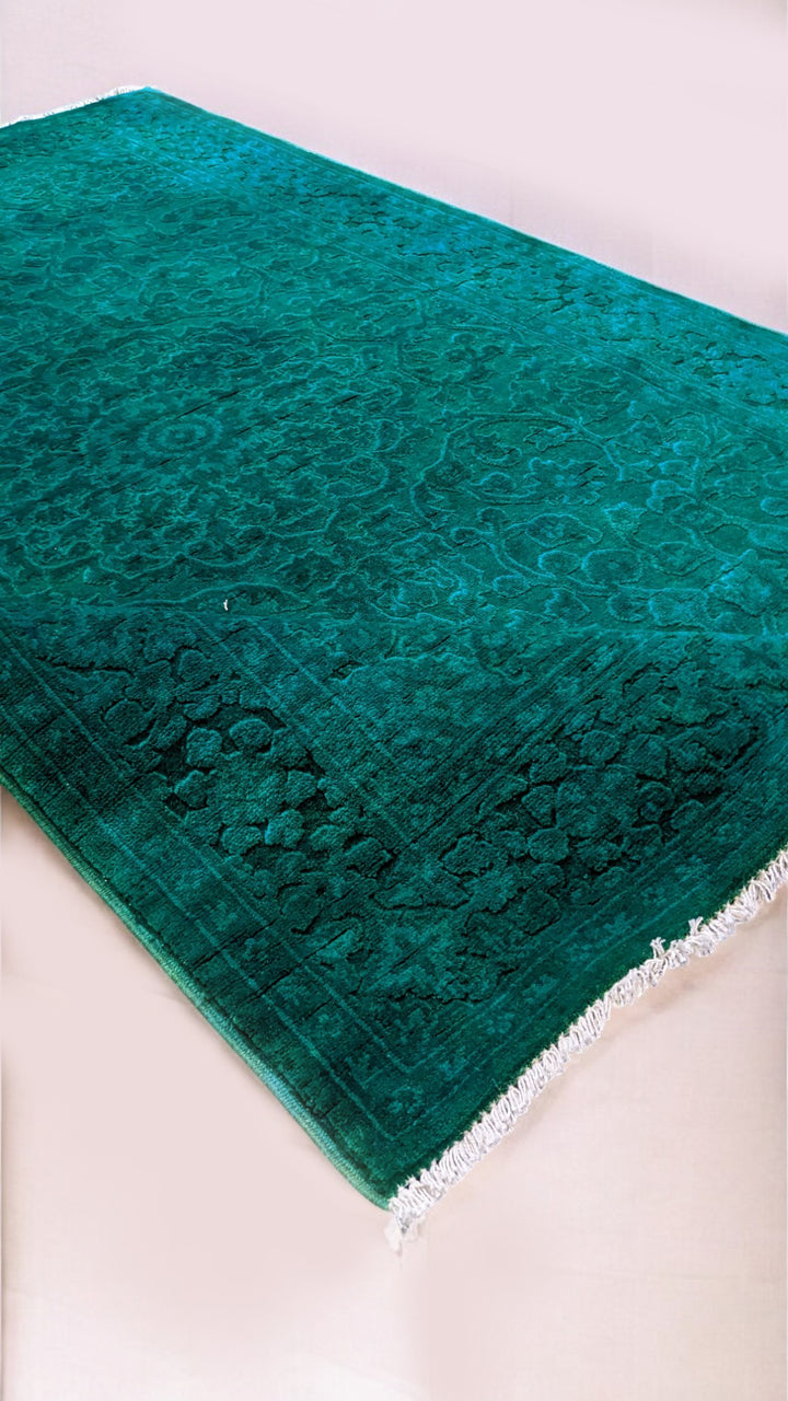 Oriental Silk Wash Chobi Rug - Size: 6 x 4