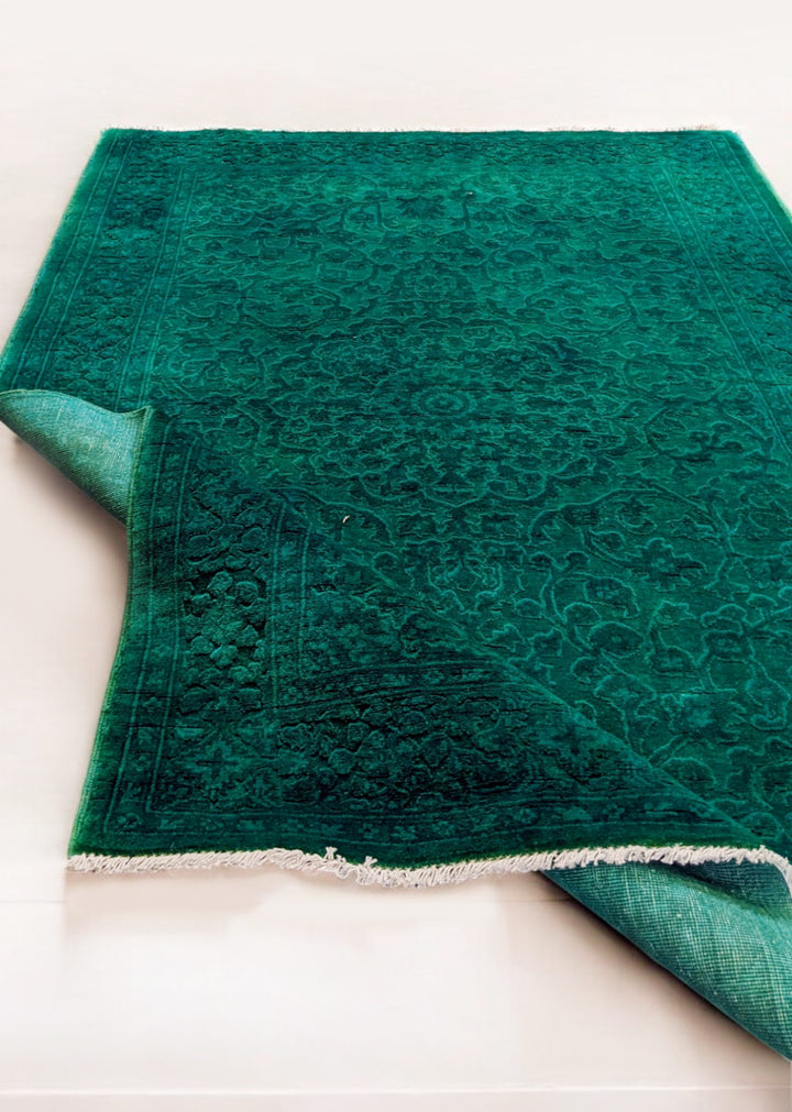 Oriental Silk Wash Chobi Rug - Size: 6 x 4